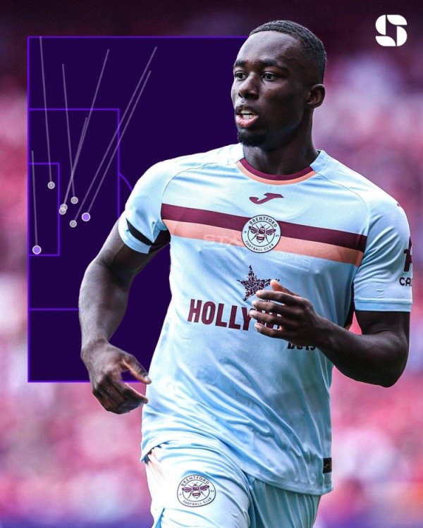 6次通顺战创造契机！卡约德书写布伦特福德队史英超新记录