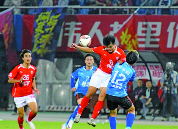 1∶1战平株洲队！湘潭队收货“湘超”首个积分