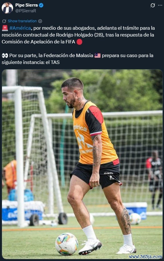 禁赛一年！马来西亚违纪归化球员霍尔增多被好意思洲俱乐部解约