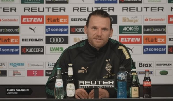 德太空：门兴临时主帅波兰斯基行将转正，此前带队8场3胜2平3负